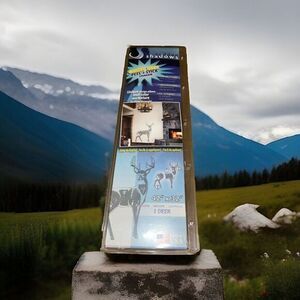 Deer Buck Wall Mural‎ Sudden Shadow Easy Peel & Stick Mural Brand New In Package